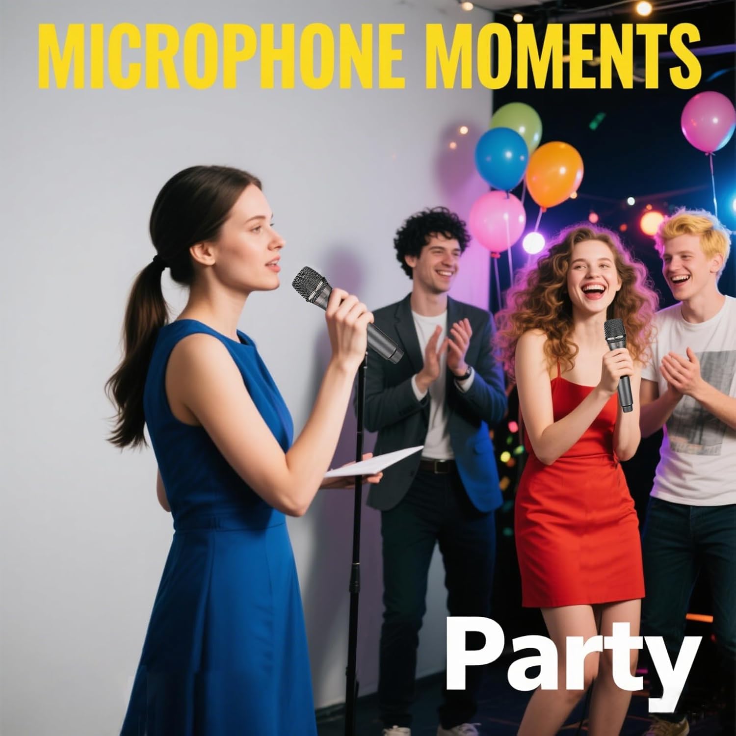 One To Two Wireless Microphone Universal, Suitable For Speaker Amplifiers, Home Karaoke, Entertainment, Stage Ktv，Rechargeable