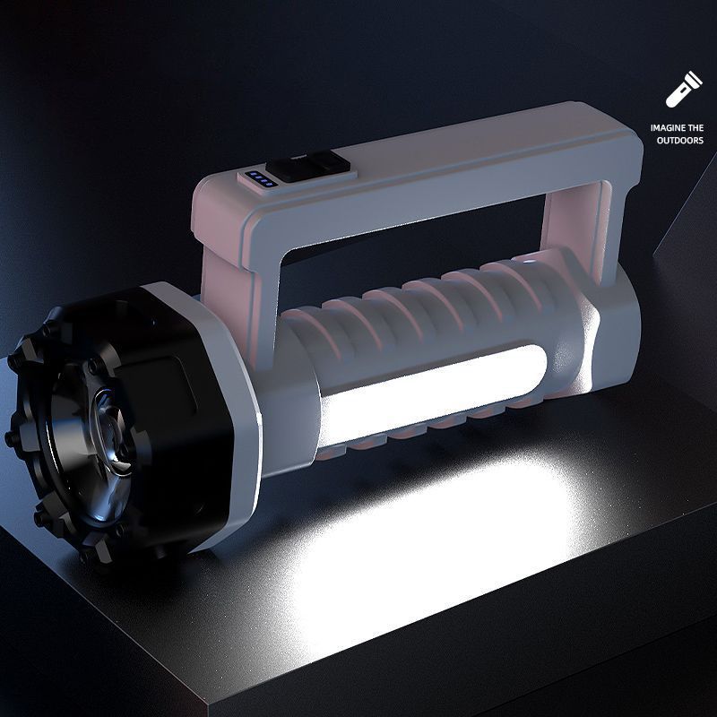 4 Modes Super Bright Multifunction Flashlight Outdoor/Indoor IPX4 Torch Powerful LED Flashlight Long Range Side Light