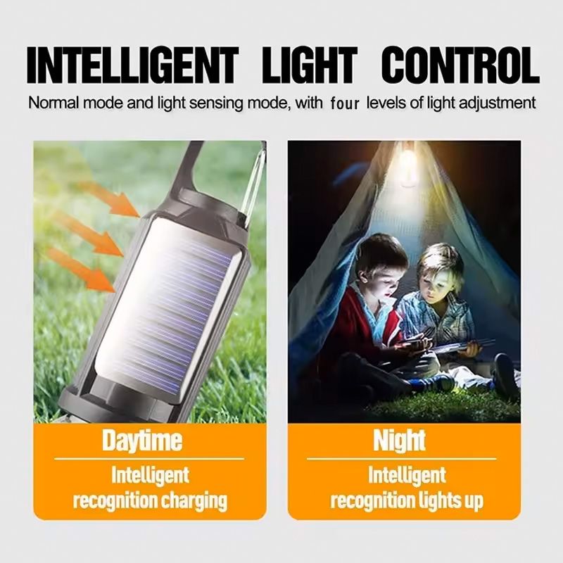 USB Camping Light 3 Lighting mode Rechargeable LED Bulb Lantern Waterproof High Bright Tent Light with Hook Outdoor Night Emergency Light