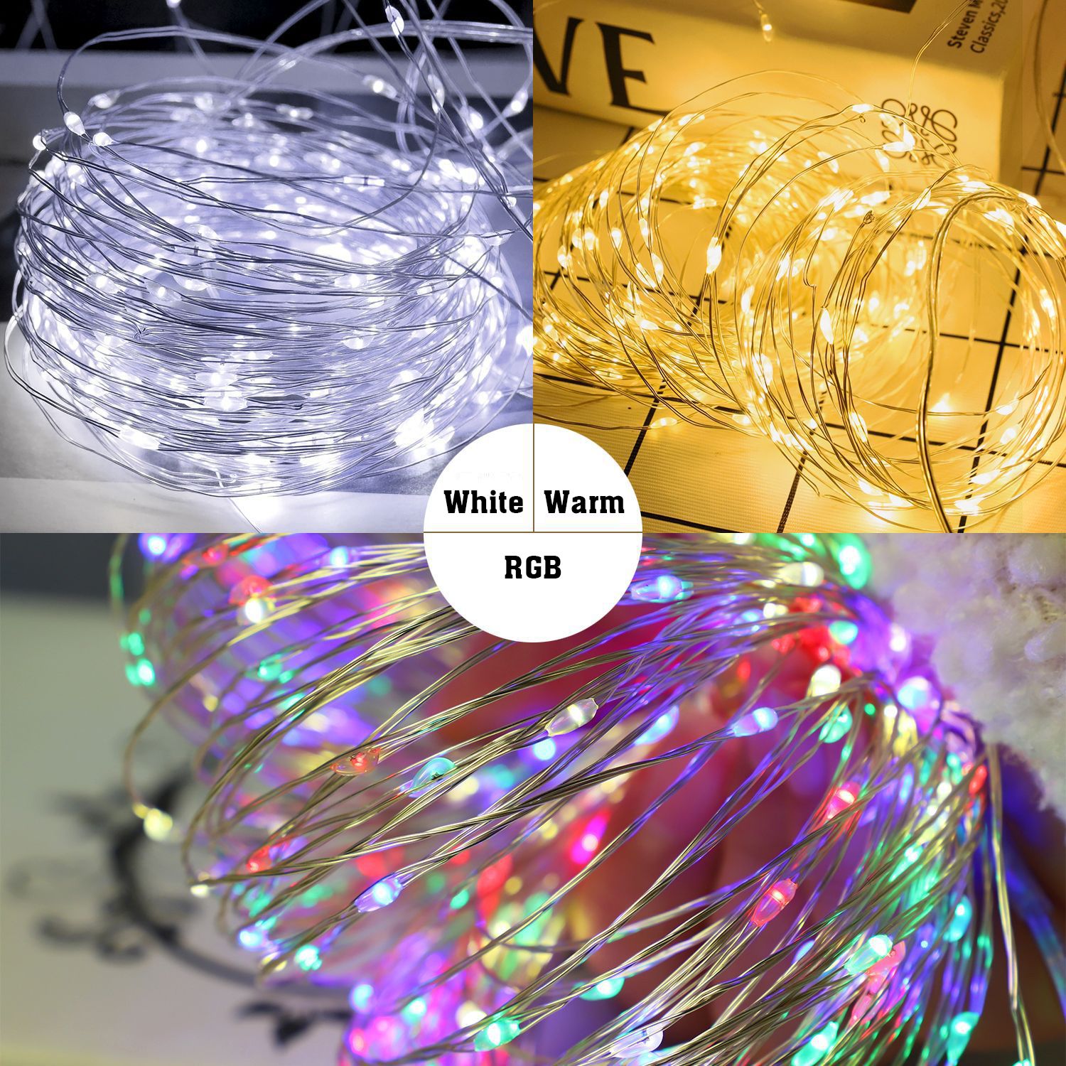 10M LED Strip Rechargeable LED Light Camping String Lights Tent Tape Light String 394 Inch Indoor/Outdoor String Lamp for Home Indoor Outdoor Decorations