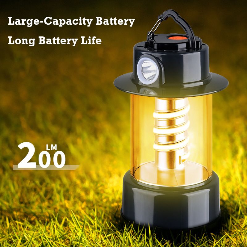 Multifunction Dual Light Sources LED Lamp Emergency Lighting Super Bright Rechargeable Flashlight High Bright Torch Bead Powerful LED Flashlight Long Range Tactical Flash light