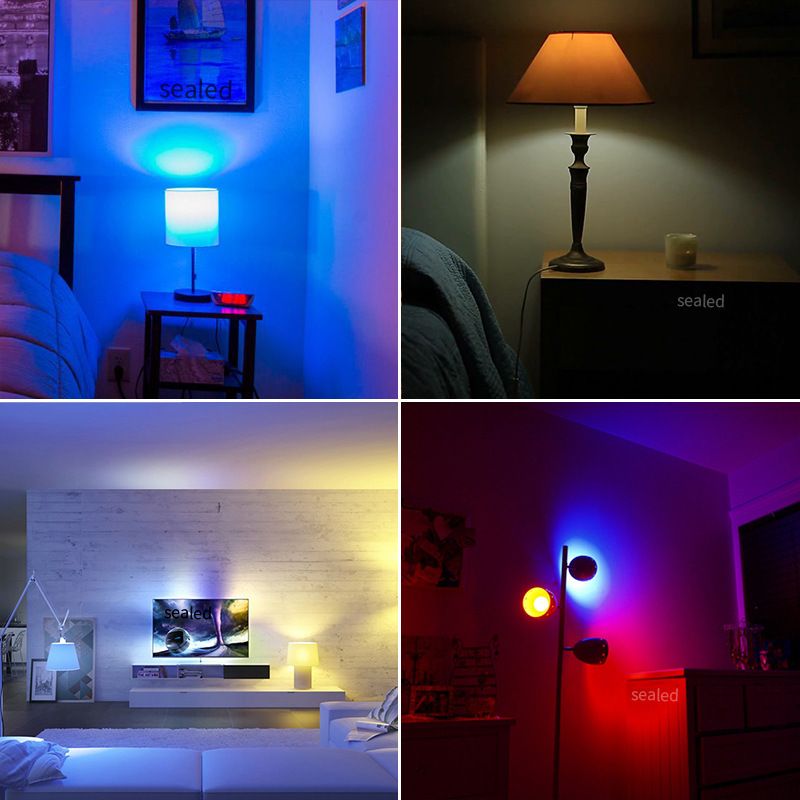 2PCS 16Million B22 WIFI&Bluetooth 10W Smart Bulbs Music Sync LED Bulb DIY Colors Dimmable RGBCC App Control