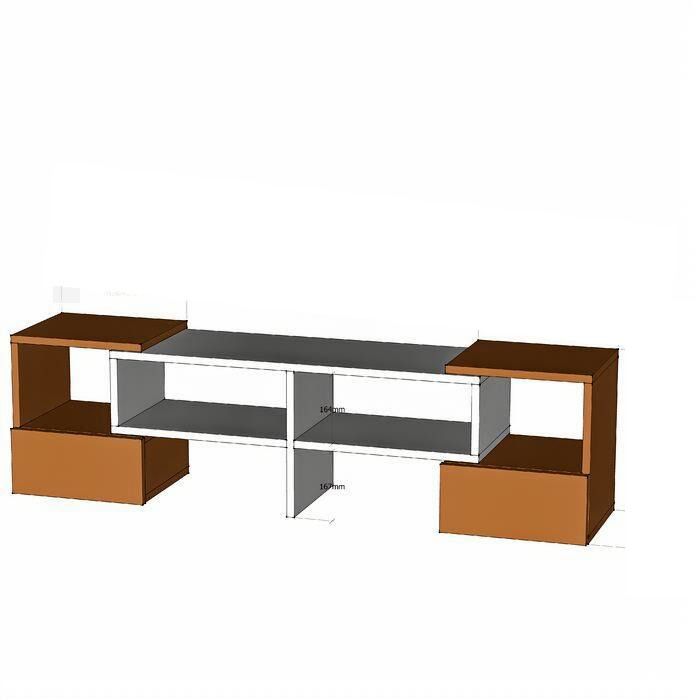 EXPANDABLE & CONVERTIBLE Modern Wooden TV Stand | Elegant, Stylish & Durable Centerpiece for Living Rooms | Spacious, Functional & Perfect for Home Décor & Storage