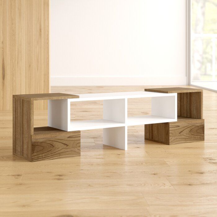EXPANDABLE & CONVERTIBLE Modern Wooden TV Stand | Elegant, Stylish & Durable Centerpiece for Living Rooms | Spacious, Functional & Perfect for Home Décor & Storage