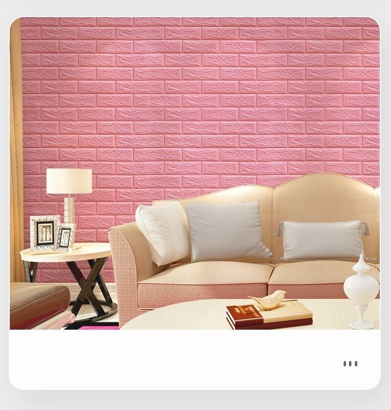20Pcs 3D Wall Panel Living Room Brick Stickers Bedroom Kids Room Brick Papers Home Wall Decor Self Adhesive Foam Wallpaper DIY