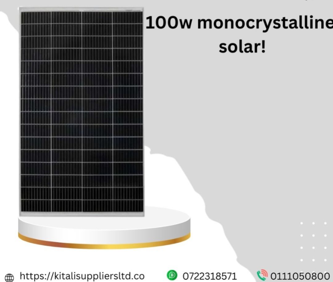 100W  Green  Energy Solar Panel – High-Efficiency Green Energy Solution for Home & Outdoor