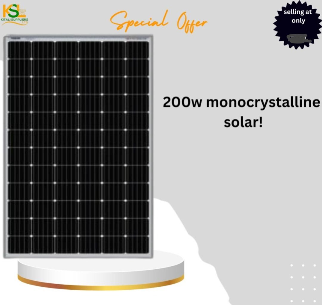200W Solar Panel – Reliable Green Energy for Home, Outdoor & Backup Power, Buy 200W Solar Panel | Efficient & Affordable Green Energy – Kilimall