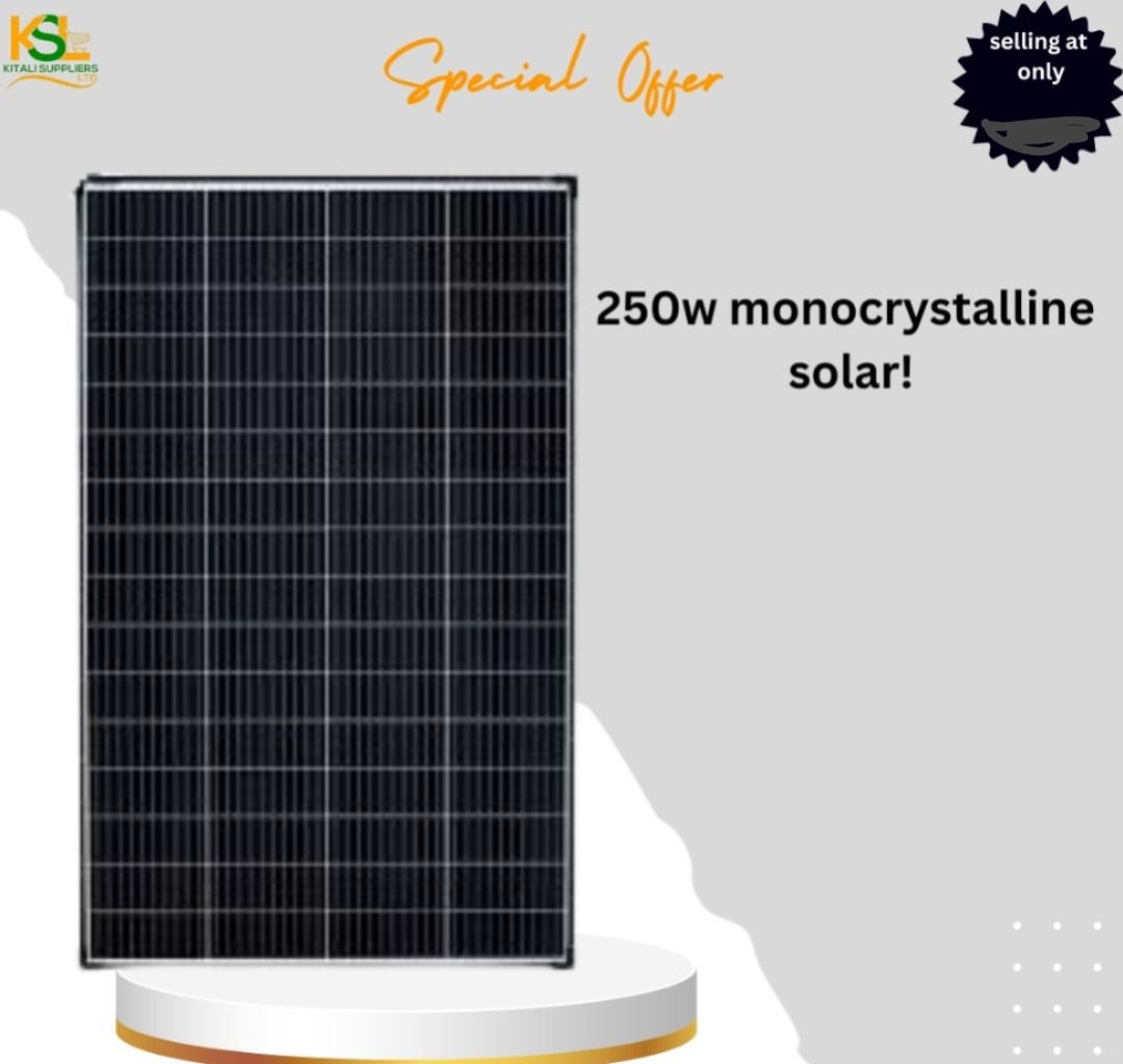 250W Solar Panel – Efficient & Durable Green Energy for Home, Farm & Off-Grid Use, Buy 250W Solar Panel | Affordable, High-Efficiency Green Energy – Kilimall