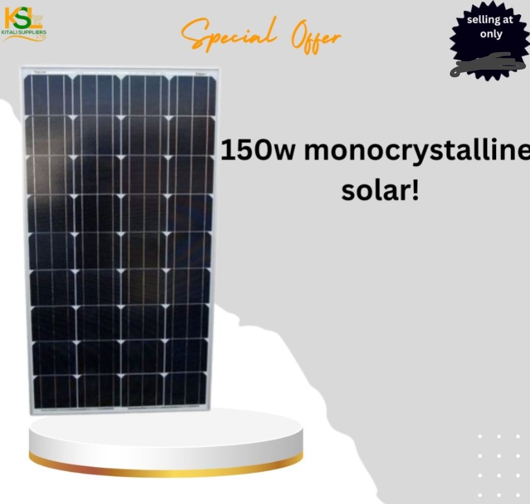 150W Solar Panel – Efficient Green Energy for Home, Outdoor & Backup Systems, Buy 150W Solar Panel | Affordable & Reliable Green Energy – Kilimall