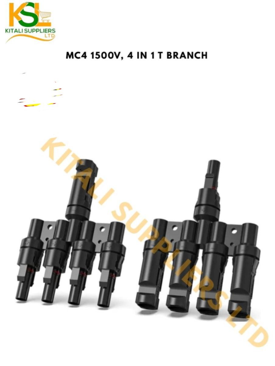 4-in-1 MC4 Solar Connector | Parallel Y-Type Cable Adapter