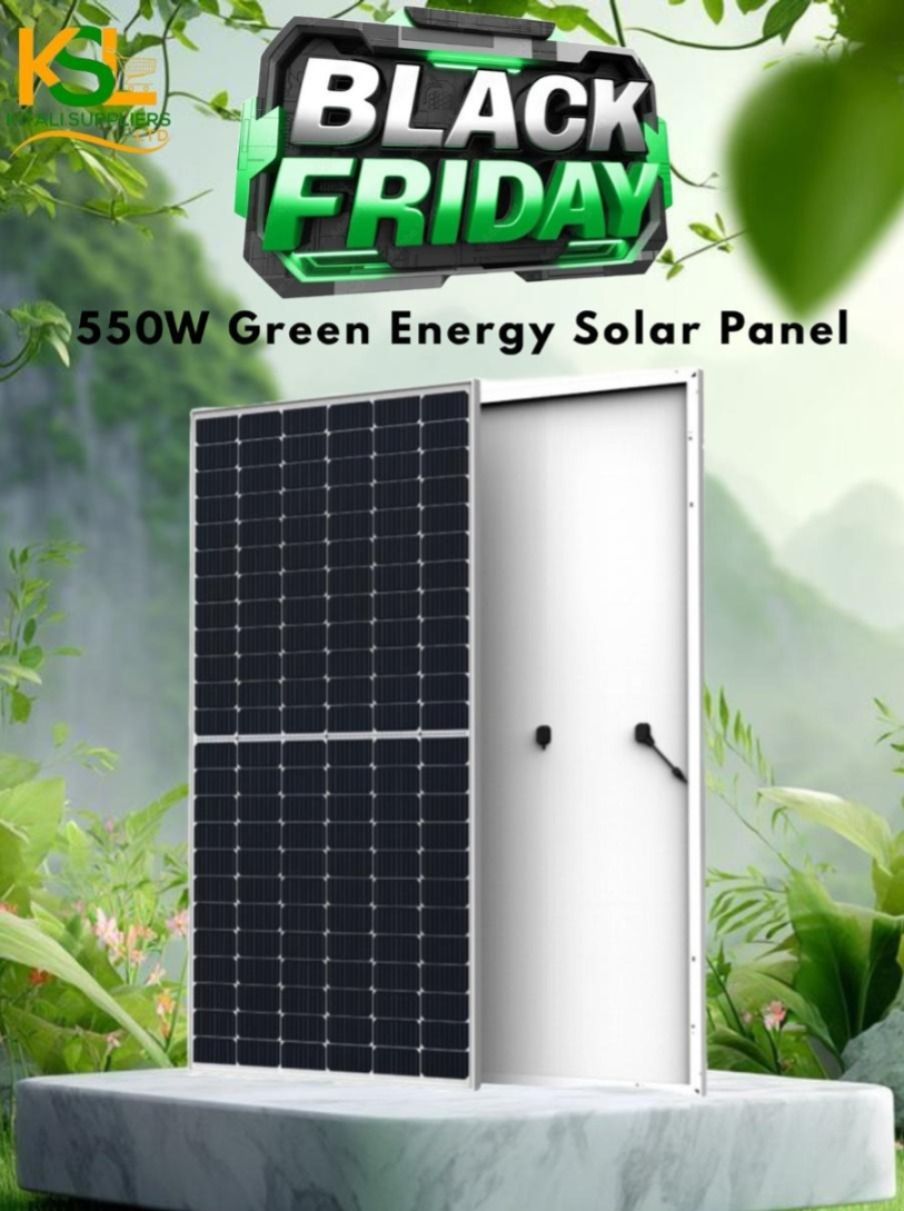 550W Solar Panel – Maximum Efficiency Green Energy for Home, Farm, Borehole & Commercial Power