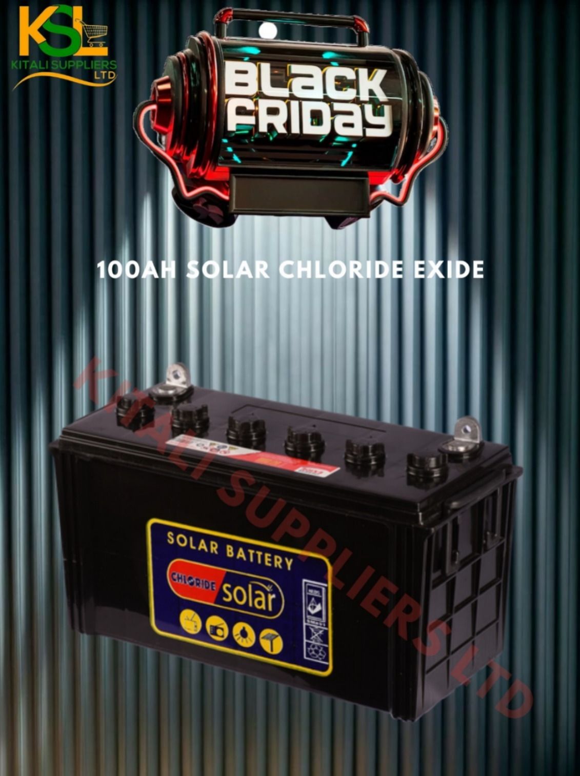 Chloride Exide 12V 100Ah Wet Cell Battery – Reliable Solar & Inverter Power Storage Battery