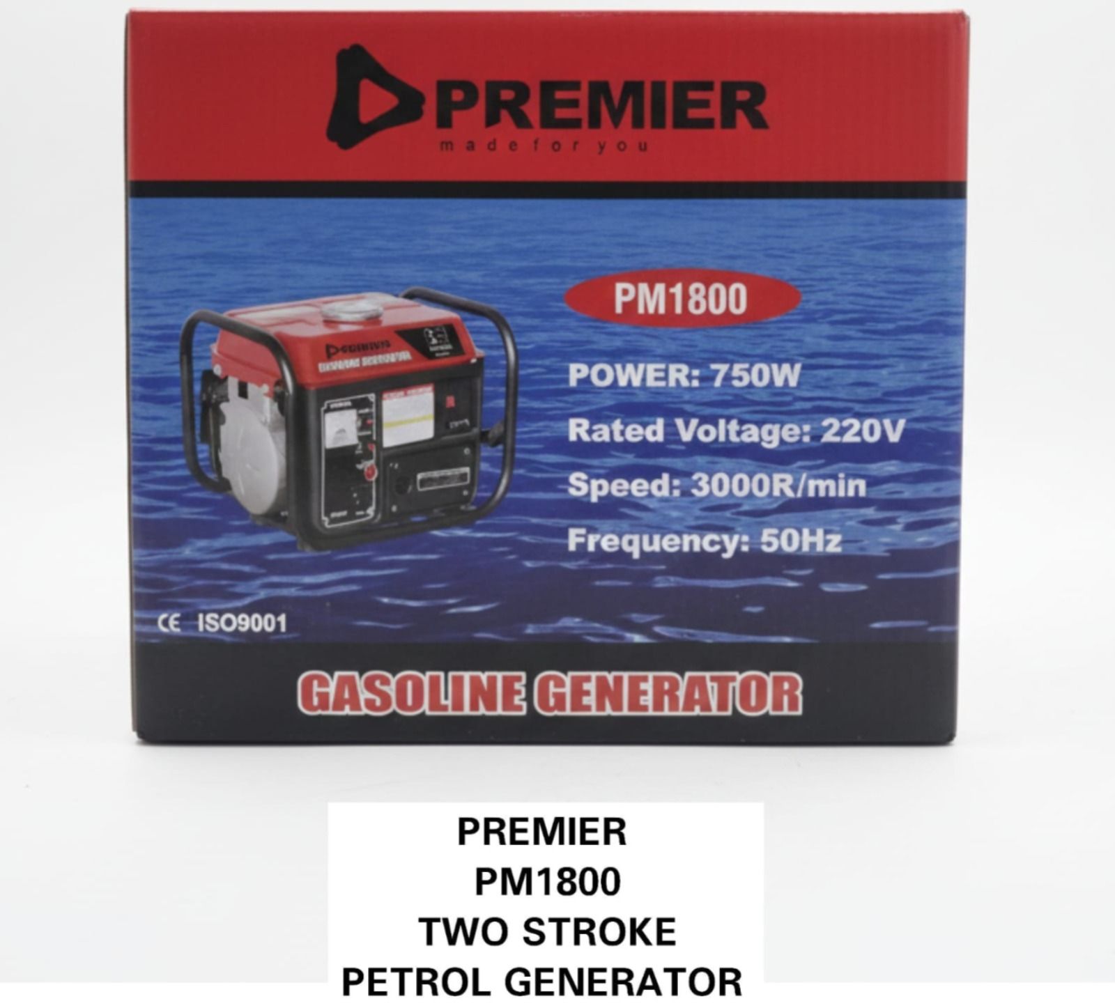 Premier PM-1800 Petrol Generator – 2 Stroke Portable Power Generator