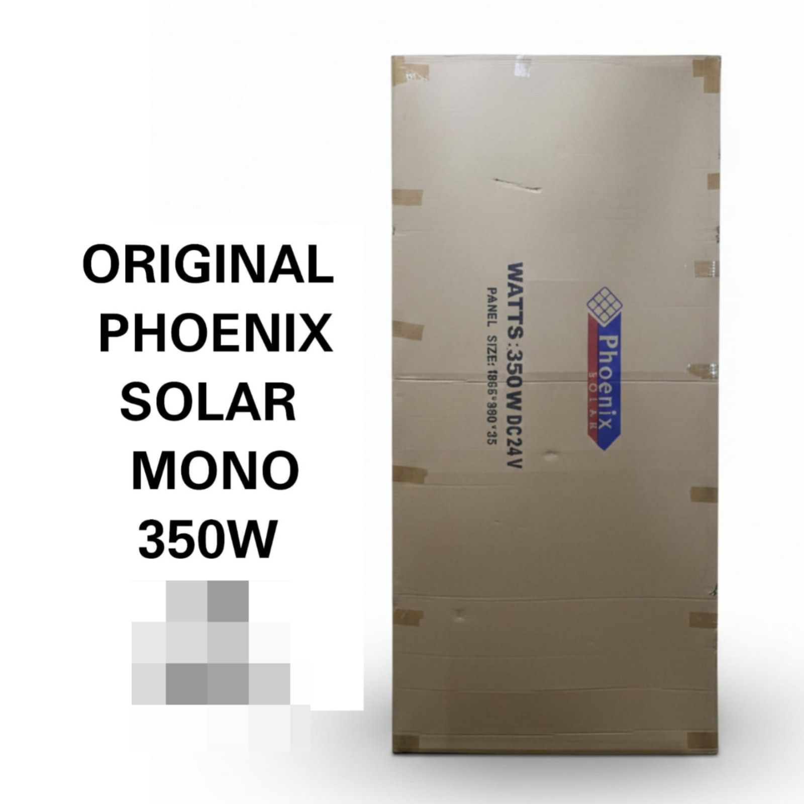 Phoenix 350W Solar Panel – High Efficiency Mono Panel for Home & Commercial Use