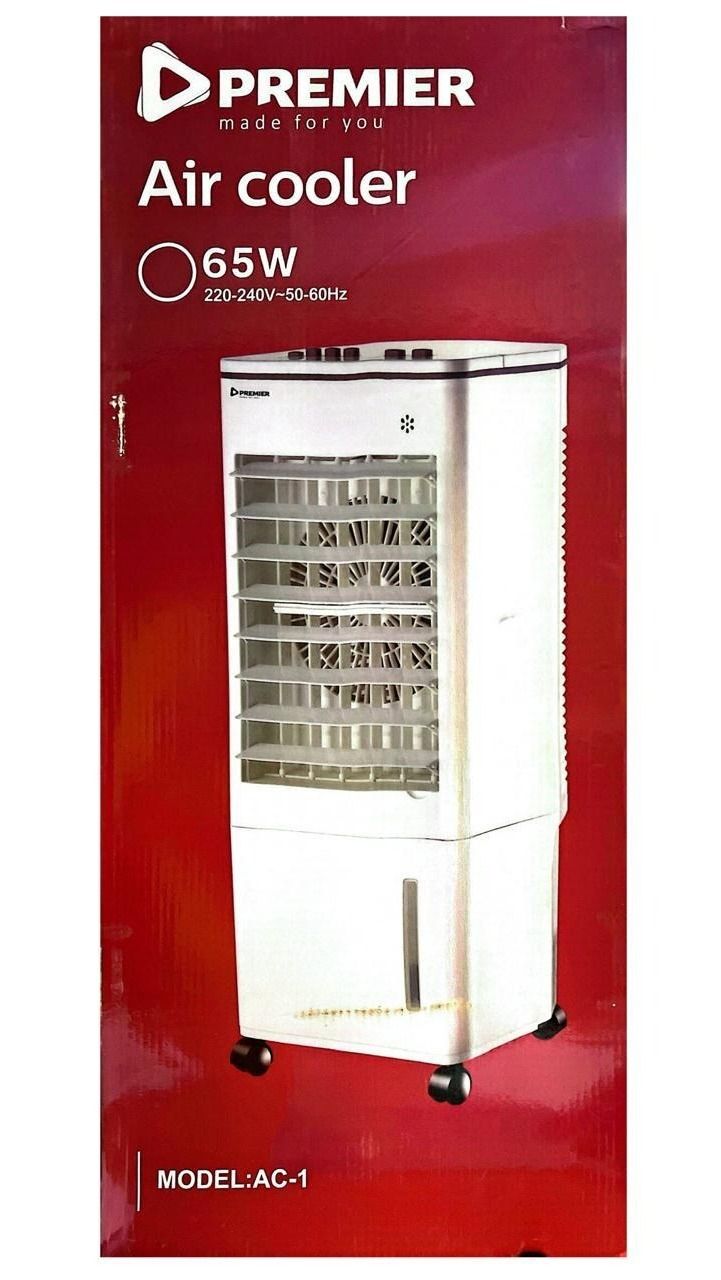 Premier 65W Air Cooler – Energy Saving Portable Cooling Fan with Water Tank