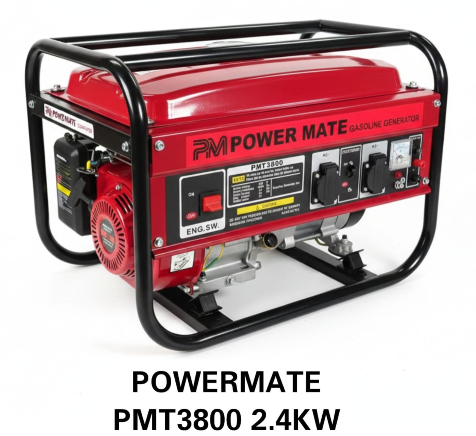 Powermate PMT-3800 2.4KVA Petrol Generator – Portable Electric Start Generator for Home & Business Backup