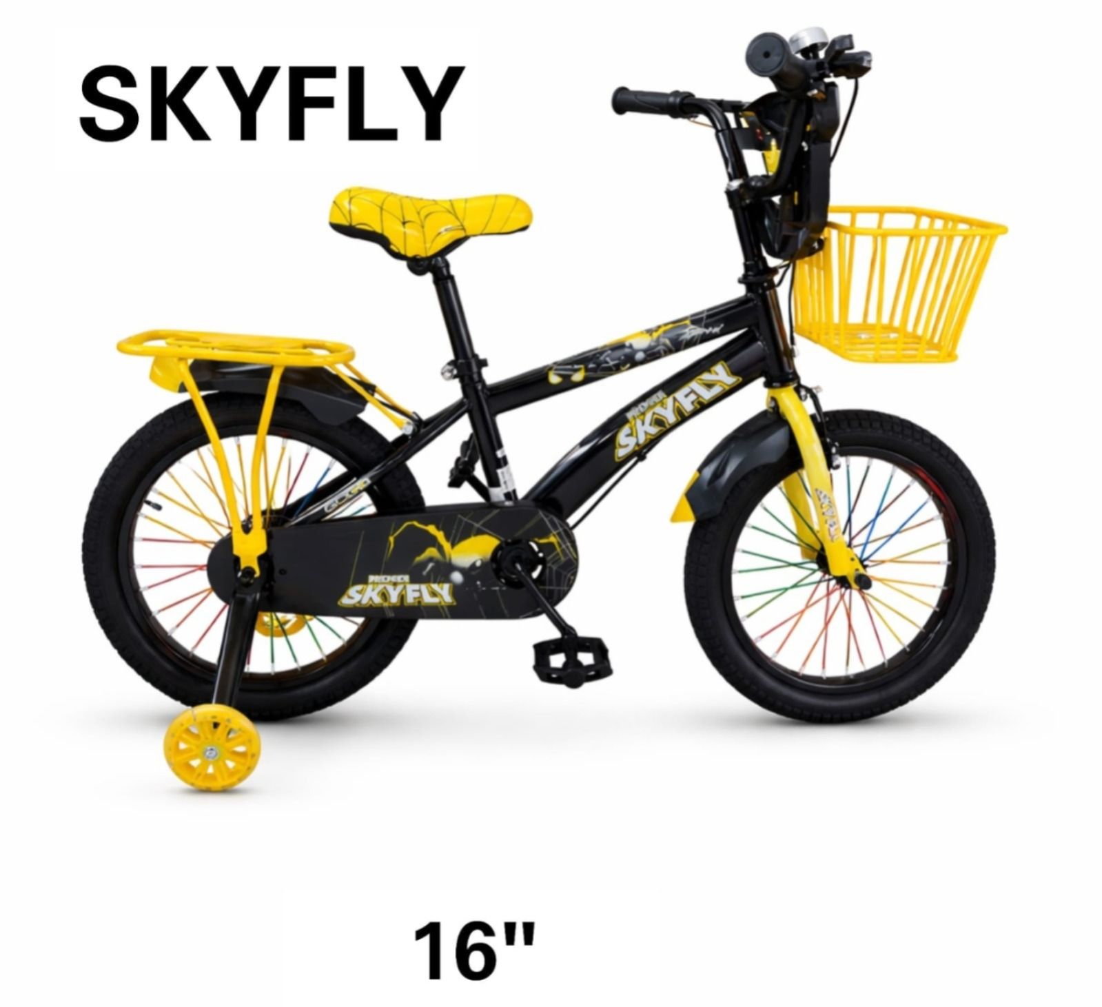 Skyfly BMX 16" Kids Bicycle – Sturdy BMX Bike for Boys & Girls