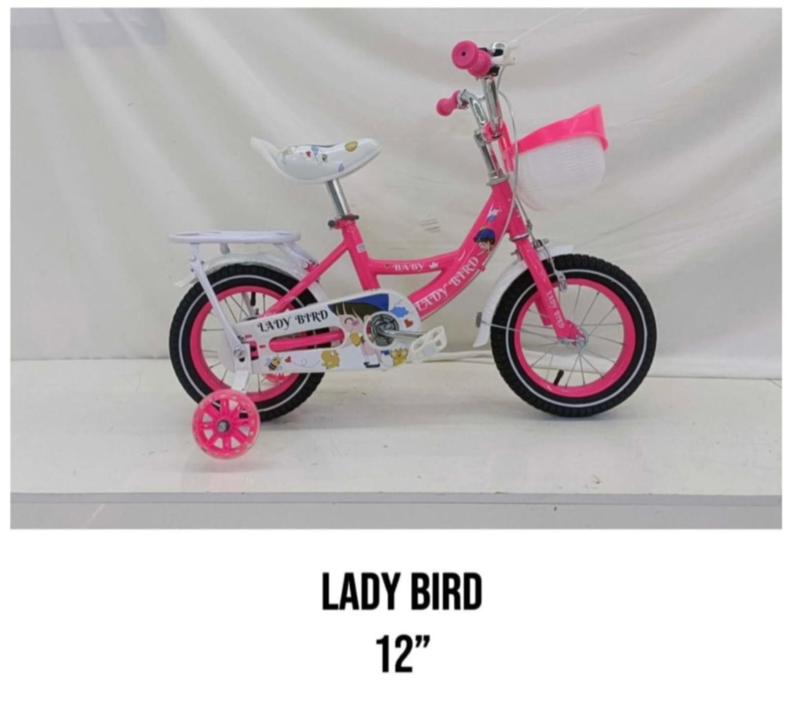Lady Bird 12" Kids Bicycle – Durable Training Bike for Boys & Girls