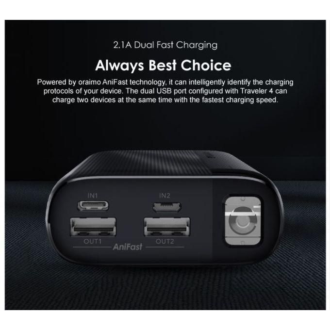 Original Oraimo OPB-P204D Traveler 4 20000mAh Power Bank