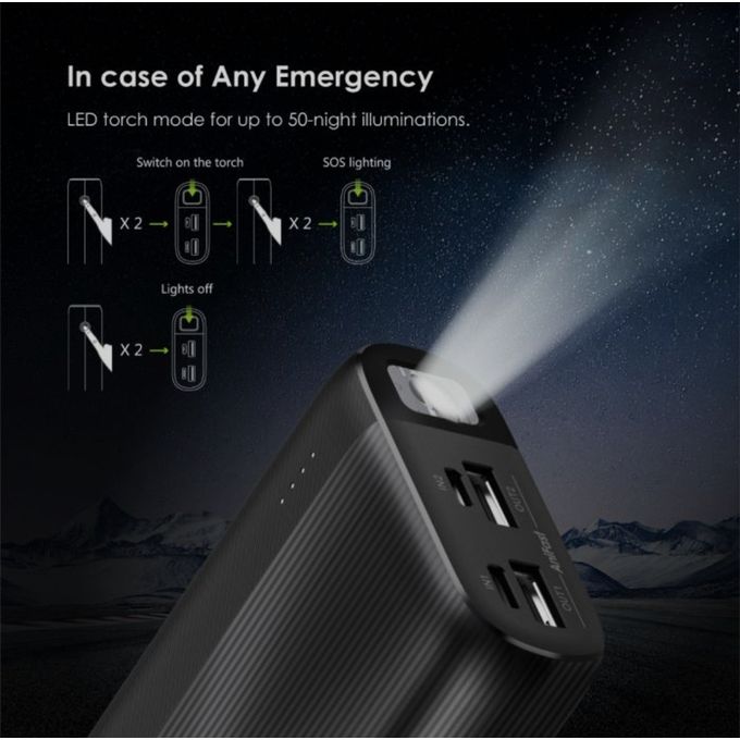 Original Oraimo OPB-P204D Traveler 4 20000mAh Power Bank