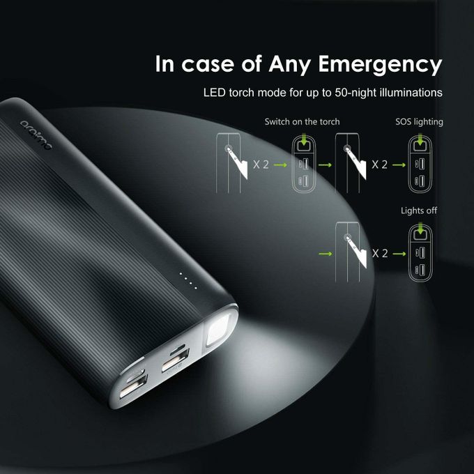 [SPECIAL OFFER]Oraimo Traveler 4 Pro Capacity: 20000mAh 20W Power Bank