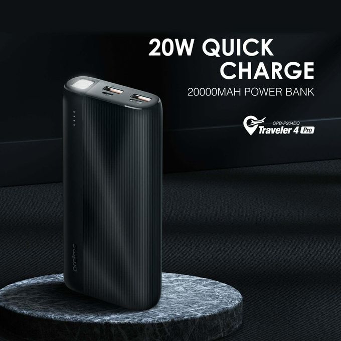 [SPECIAL OFFER]Oraimo Traveler 4 Pro Capacity: 20000mAh 20W Power Bank