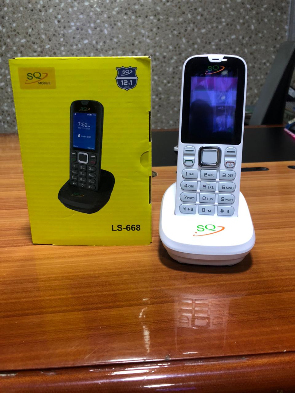 SQ LS 668 2.4" Wireless Desktop Phone with dual sim card slot