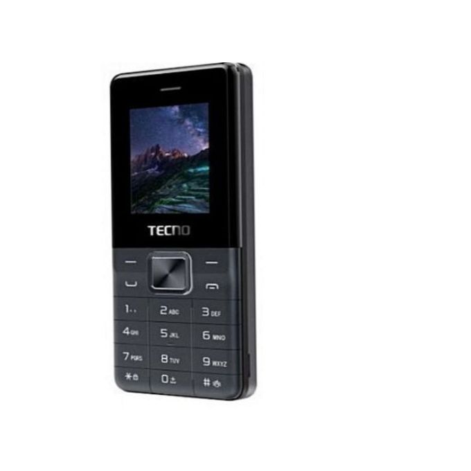 New Tecno T 301 1.77" Display 4MB ROM+4MB RAM Memory Card Slot up to 32GB Dual Sim Torch Wireless FM Radio 1050mAh Battery Capacity Feature phone Katululu  kabambe
