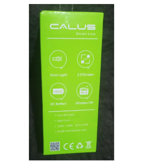 CALUS C2160 phone 1.77" screen 2500mAh 5C Battery wireless FM Torch light dual sim bright torch CALUS smart live featured phone