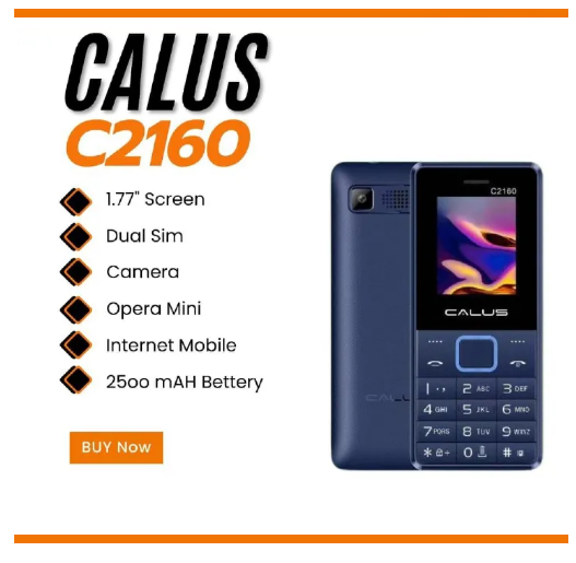 CALUS C2160 phone 1.77" screen 2500mAh 5C Battery wireless FM Torch light dual sim bright torch CALUS smart live featured phone