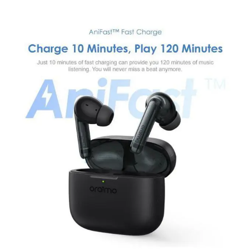 [PROMOTION!] Oraimo FreePods Lite MODEL OTW-330 ENC 40-hour Playtime Havybass True Wireless Earbuds With APP control Bluetooth earphone