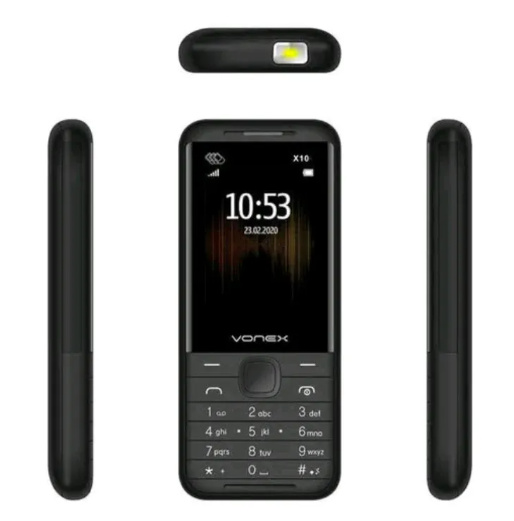 VONEX X10 BRAND NEW KABAMBE / BATTON FEATURE PHONE WITH BIG BATTERY 2500MAH DUAL SIM 2 SIM CARD SLOT FM RADIO CAMERA WITH 1 YEAR WARRANTY PHONES