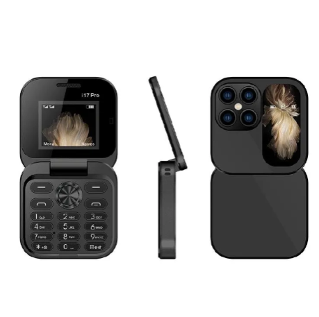NEMOJO i17 PRO FLIP PHONE DUAL SIM CARD TWO - 2 SIM CARD SLOT BATTERY 1300MAH FM RADIO 1.8 INCH SCREEN DISPLAY FOLDABLE PHONE NEW ARRIVAL ON OFFER KABAMBE KATULULU MLIKA MWIZI FEATURE PHONE