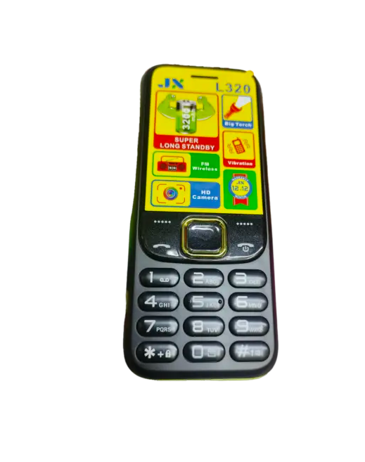 JX L320 WITH BIG BATTERY 3200MAH DUAL SIM CARD SCREEN 1.77” TORCH FM WIRELESS KABAMBE / KATULULU / MULIKA MWIZI/FEATURE PHONES WITH CHEAP PRICE