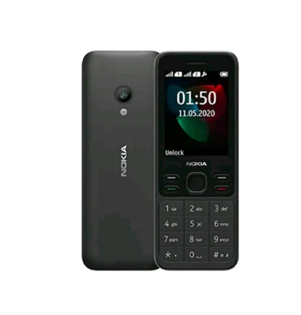 ORIGINAL NOKIA 150 (ON OFFER) DUAL SIM CARD, BATTERY 1020MAH, 2.4" SCREEN DISPLAY, CAMERA, KABAMBE/MULIKA MWIZI/FEATURE PHONE