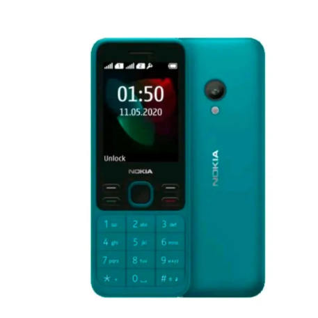 ORIGINAL NOKIA 150 (ON OFFER) DUAL SIM CARD, BATTERY 1020MAH, 2.4" SCREEN DISPLAY, CAMERA, KABAMBE/MULIKA MWIZI/FEATURE PHONE