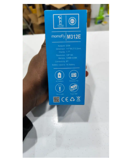 [ BLACK FRIDAY OFFER! ] Momofly M312E  32 MB RAM featured phone Triple SIM Regular 5C Battery, 1.77" display with M 312 E BT connectivity featured phones