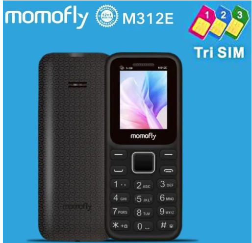 [ BLACK FRIDAY OFFER! ] Momofly M312E  32 MB RAM featured phone Triple SIM Regular 5C Battery, 1.77" display with M 312 E BT connectivity featured phones