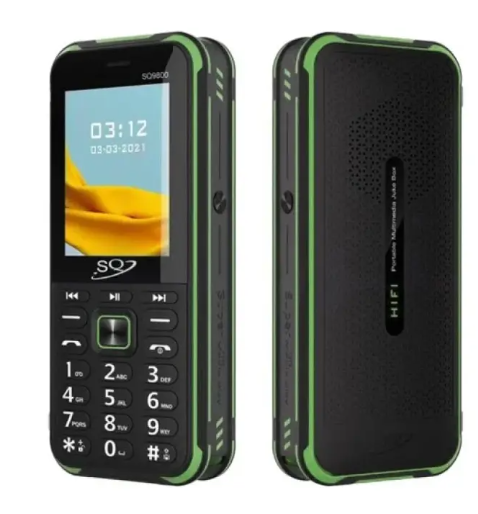 SQ Mobile SQ 9800 Rugged Phone 20,000mAh Dual SIM Powerful Bluetooth Speaker Power Bank Magic Voice VGA Camera LED Flashlight FM Radio Featured Phones SQ9800