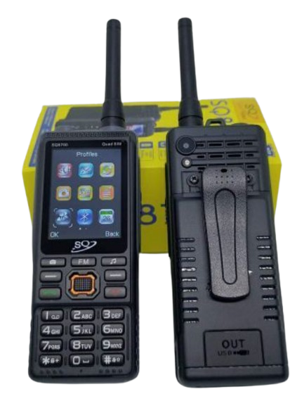 SQ Mobile SQ8700 2.4" Quad SIM (4 SIM Card Slots) - 10000mAh Power Bank Super Touch Louder Speaker - FM Radio - Hardbody - Feature Phone SQ 8700