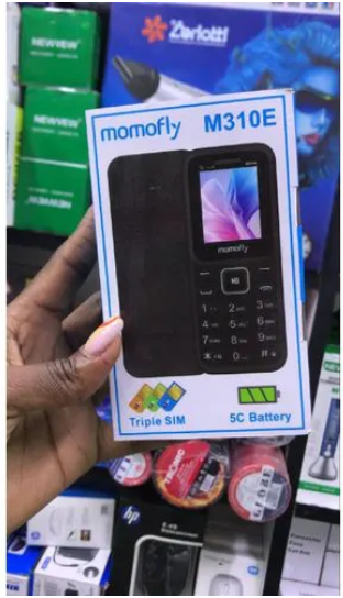 Momofly M310E Triple SIM Feature Phone – Bluetooth, Wireless FM, Torch, 5C Battery