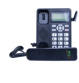 SQ LS 810 Desktop Wireless Phone Landline Dual Sim Card SMS Functionality Desktop Telephone Office / Home Phone Kabambe / Feature Phone