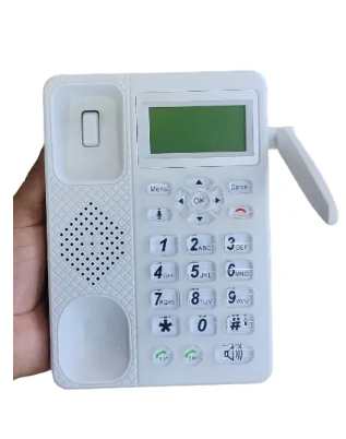 SQ LS 810 Desktop Wireless Phone Landline Dual Sim Card SMS Functionality Desktop Telephone Office / Home Phone Kabambe / Feature Phone
