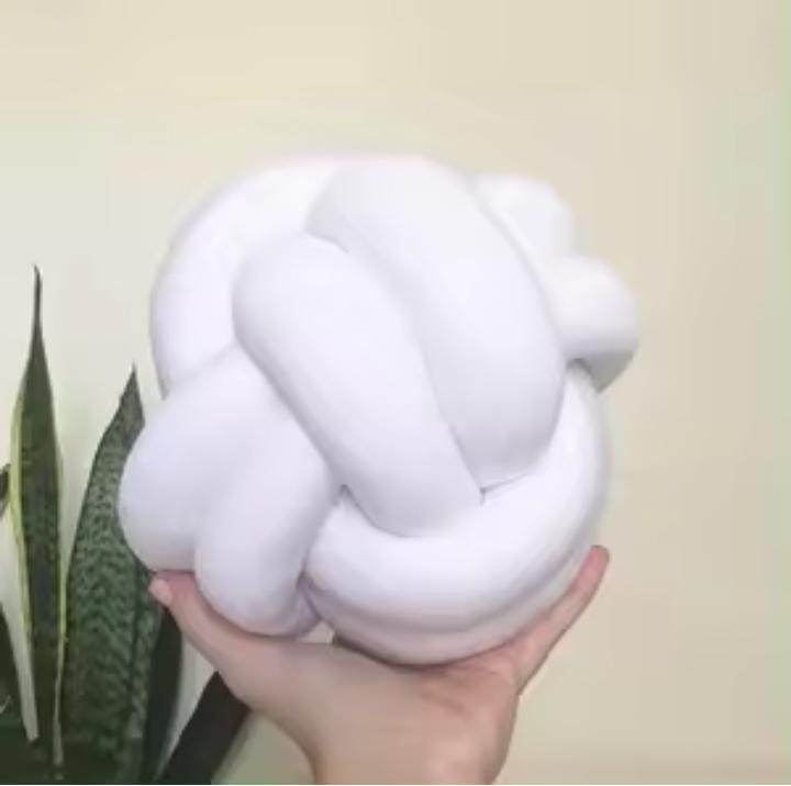 PILLOWS. Soft Knot Ball Pillow Round Throw Pillow Handmade. soft and comfortable, wear resistant and sturdy.