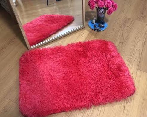 DOOR MAT. Super Soft Fluffy Rug Anti-skid Indoor Modern Shag Area Rug Silky Rugs Bedroom Floor Mat Baby Nursery Rug Door Mat Carpet