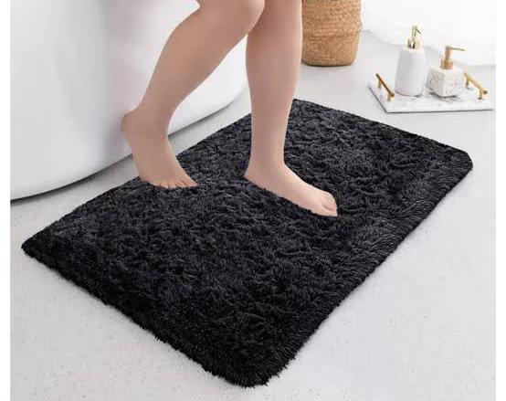 DOOR MAT. Super Soft Fluffy Rug Anti-skid Indoor Modern Shag Area Rug Silky Rugs Bedroom Floor Mat Baby Nursery Rug Door Mat Carpet