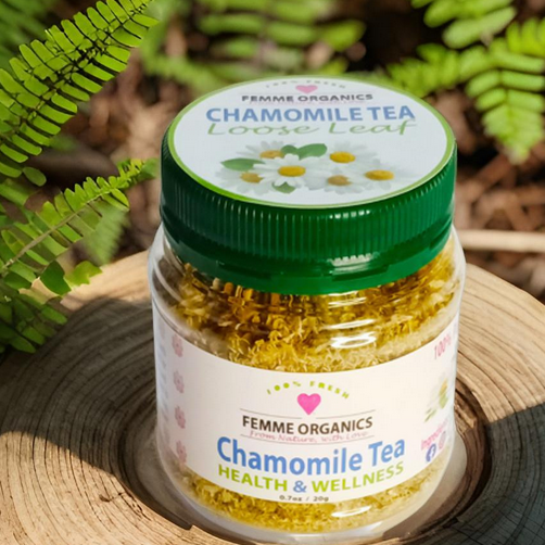 Femme Organics Chamomile Tea Flowers