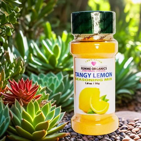 Femme Organics Tangy Lemon Seasoning Powder