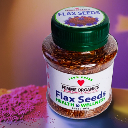 Femme Organics Flax Seeds 100g