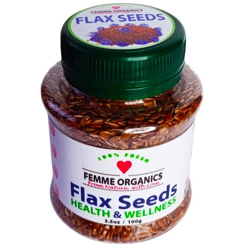 Femme Organics Flax Seeds 100g
